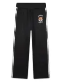 Kenzo Kids side-stripe track pants - Black