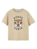 Kenzo Kids tiger-graphic T-shirt - Neutrals