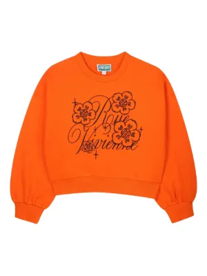 Kenzo Kids Festive Sweatshirt | Orange | FARFETCH