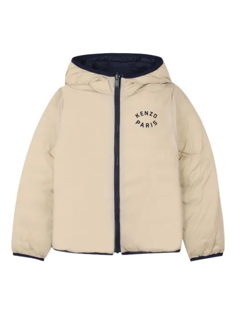 Kenzo Kids Gefütterte Kapuzenjacke