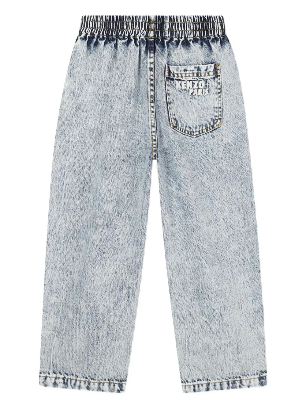 Kenzo Kids elasticated high-waist jeans | Girls Clothing | Image 2