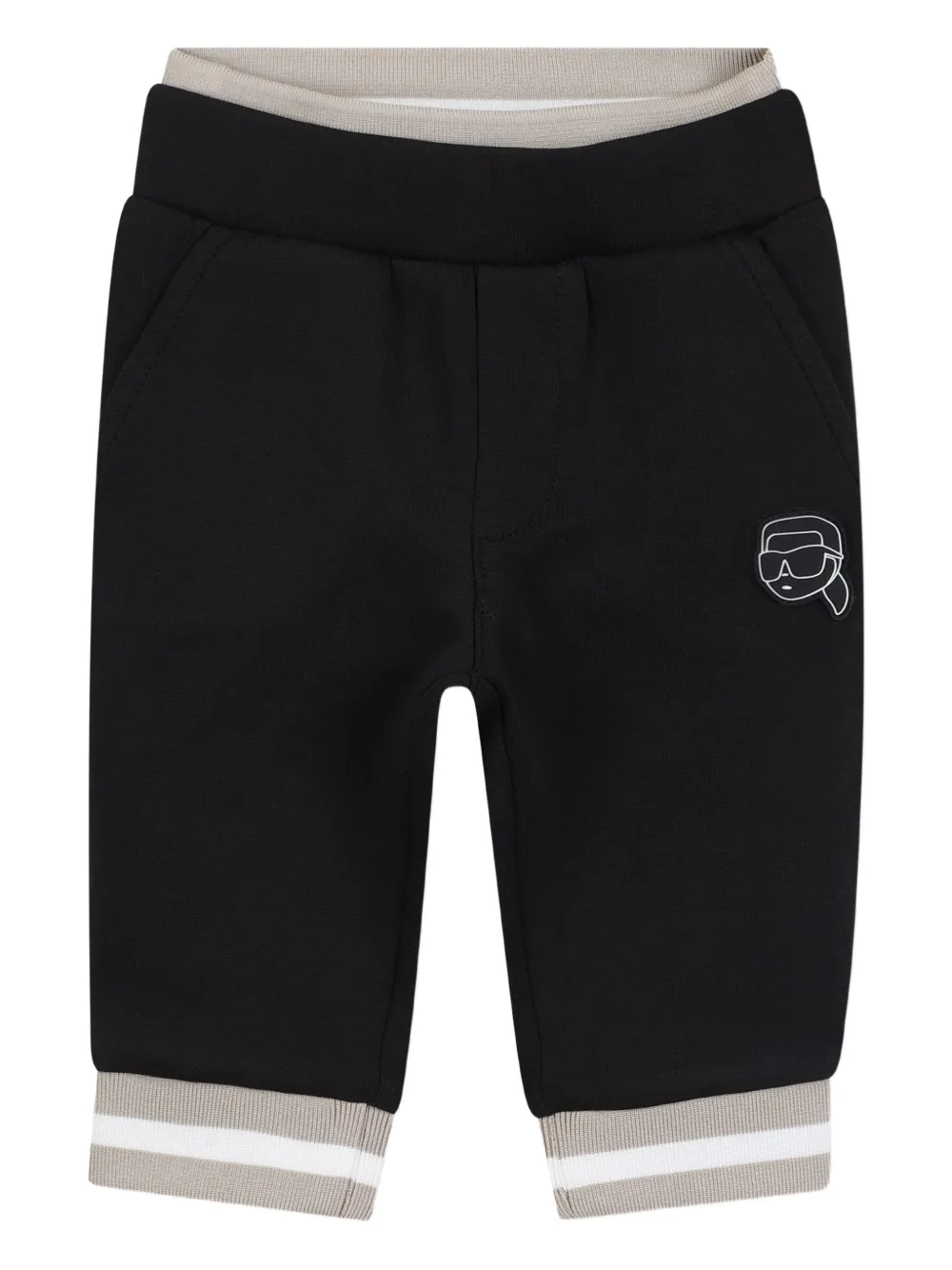 Karl Lagerfeld Kids Trainingspak met colourblocking Zwart