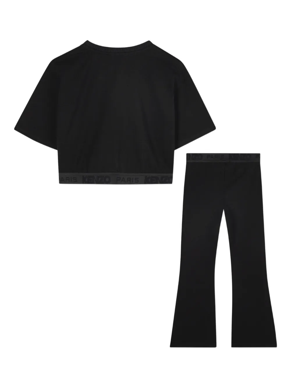 Kenzo Kids Trainingspak met logo Zwart
