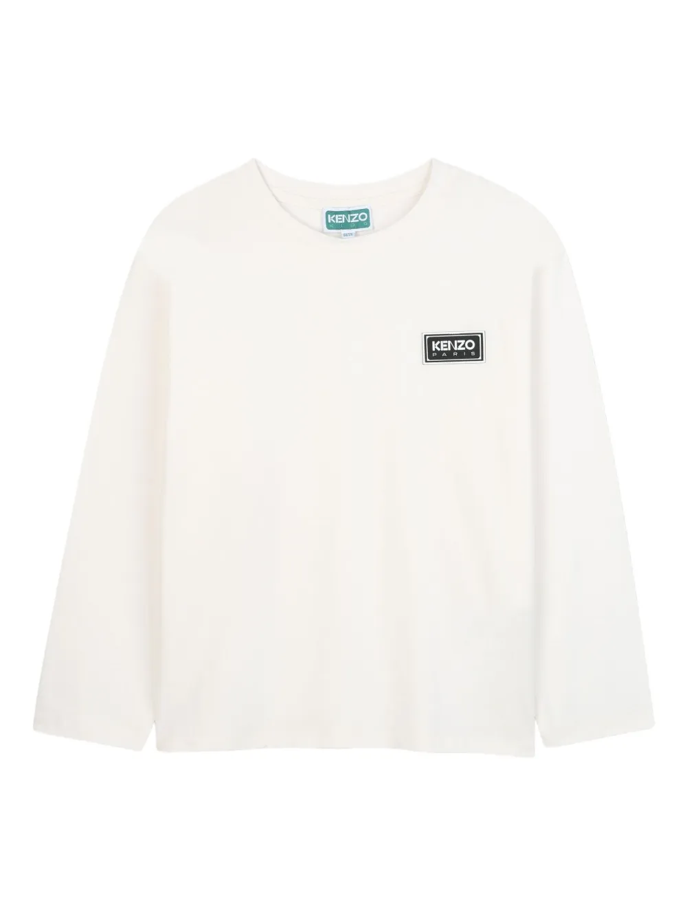 Kenzo Kids T-shirt met lange mouwen Wit