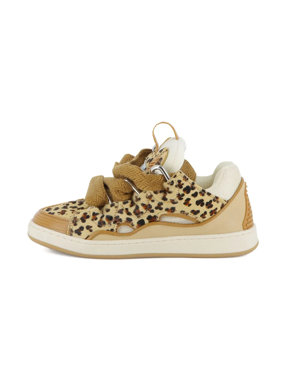 Lanvin Enfant Sneakers met luipaardprint Beige