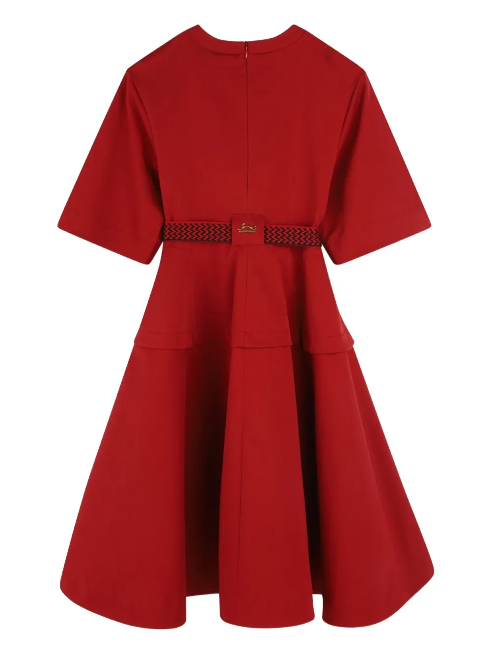 Lanvin Enfant Jurk met ceintuur Rood