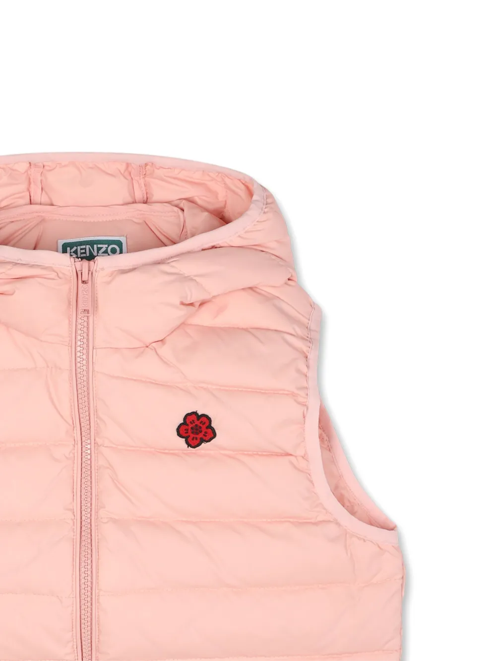 Kenzo Kids Bodywarmer met capuchon Roze