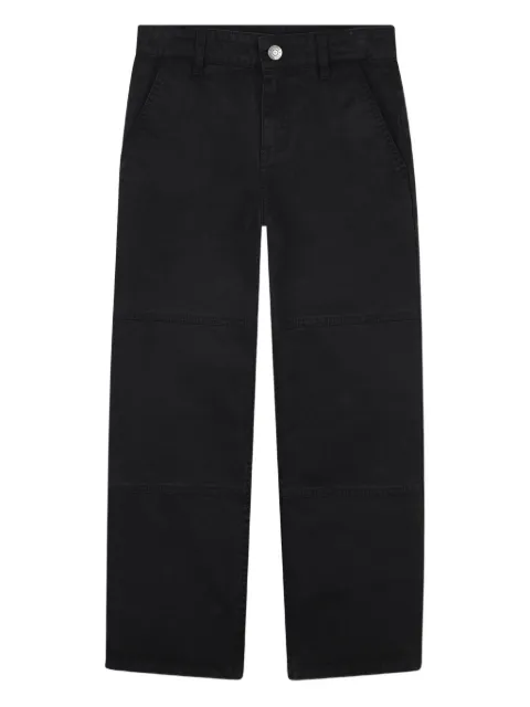 Zadig & Voltaire Kids logo-embroidered trousers