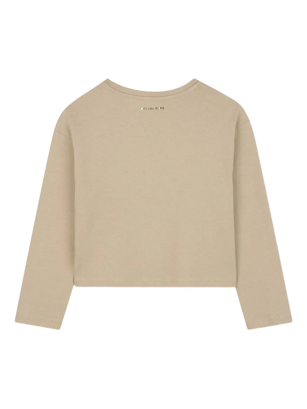 Michael Kors Kids Sweater met logo Beige