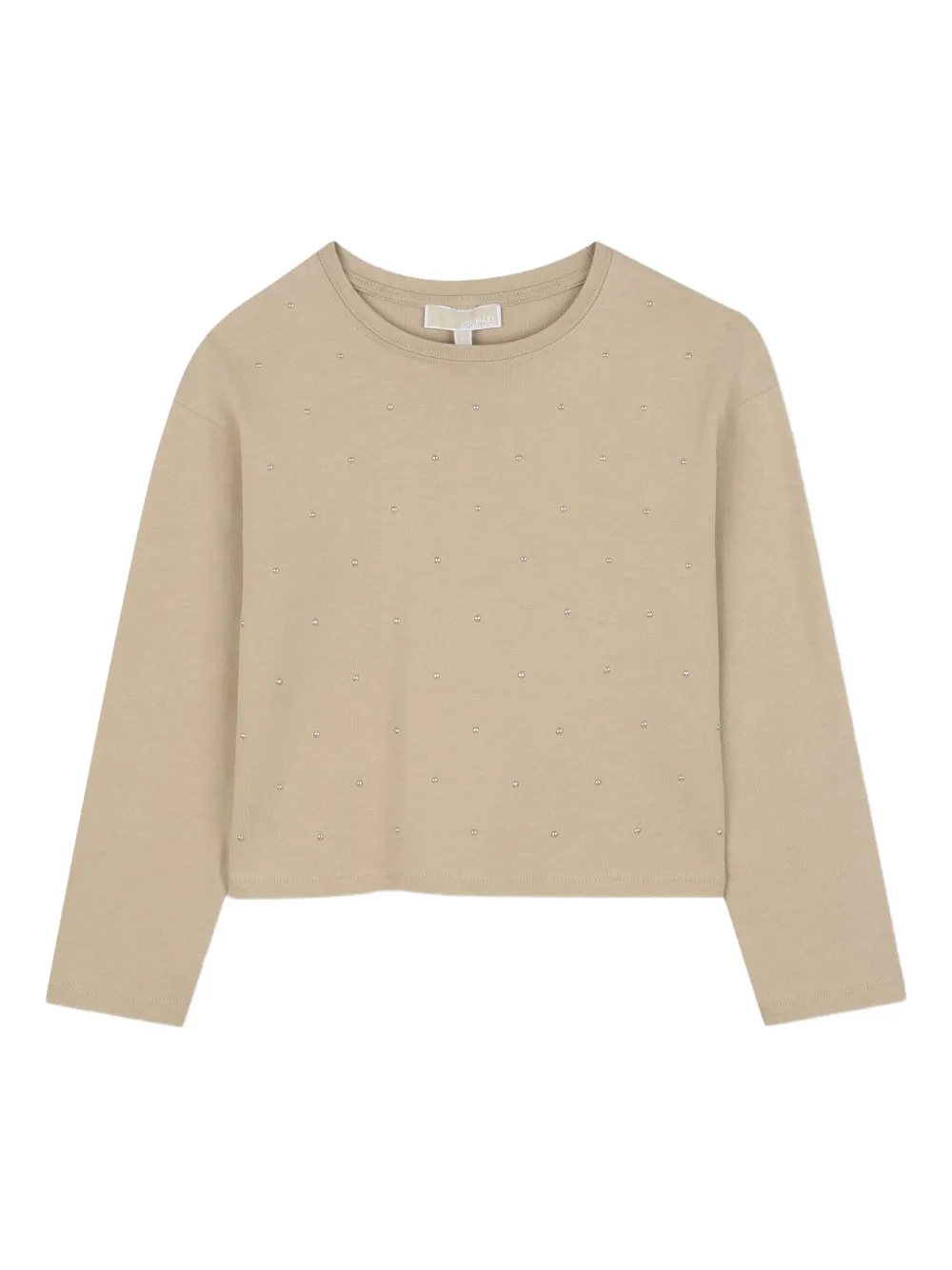 Michael Kors Kids Sweater met logo Beige