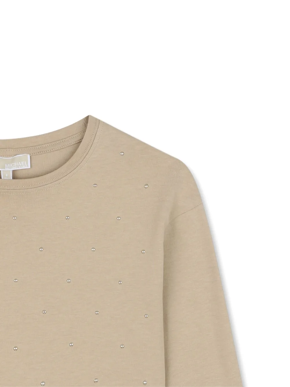Michael Kors Kids Sweater met logo Beige