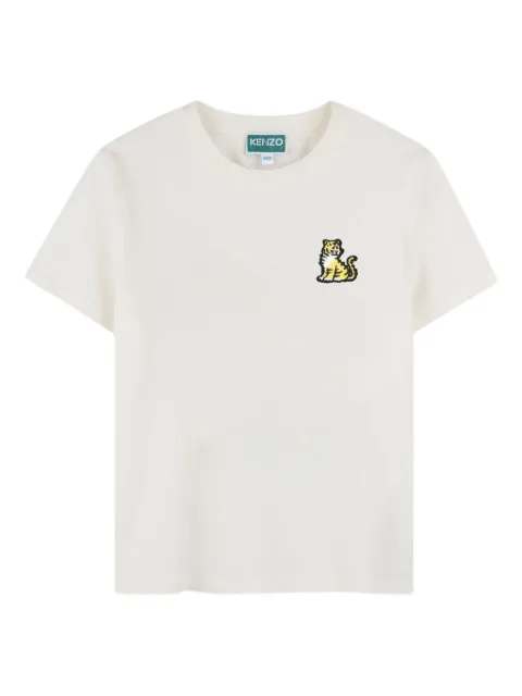 Kenzo Kids tiger-embroidered T-shirt