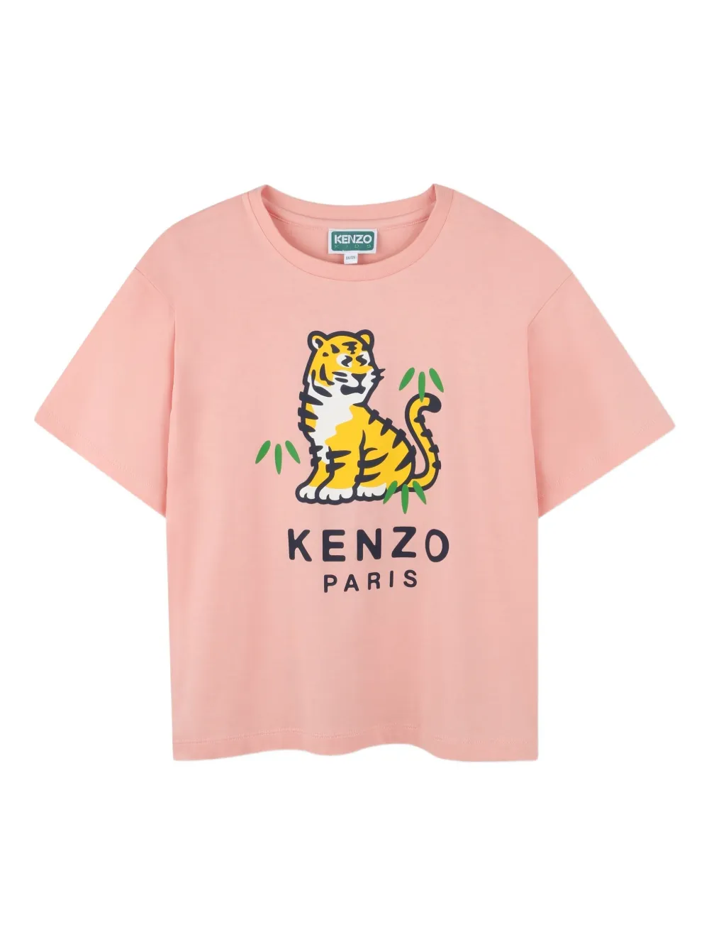 Kenzo Kids T-shirt met tijgerprint Roze