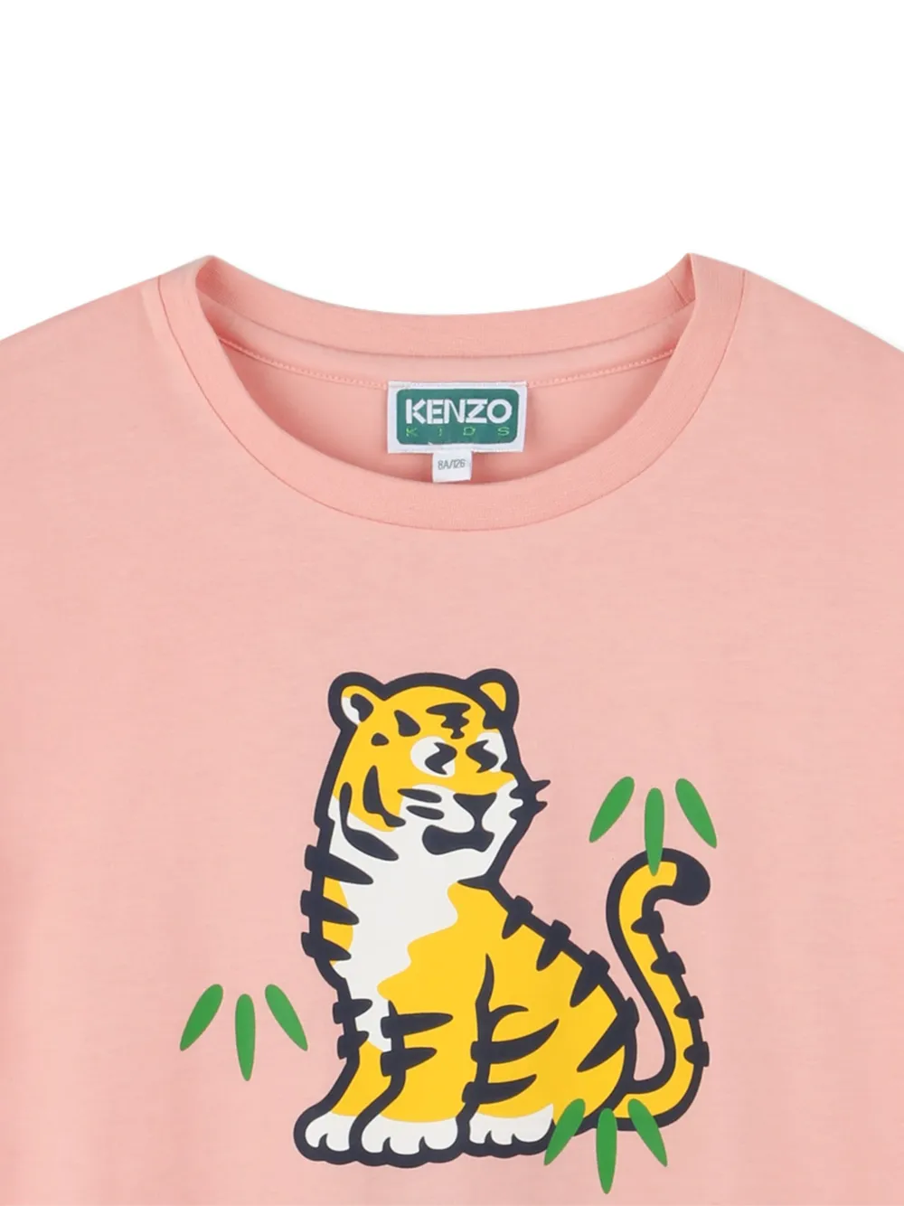 Kenzo Kids T-shirt met tijgerprint Roze