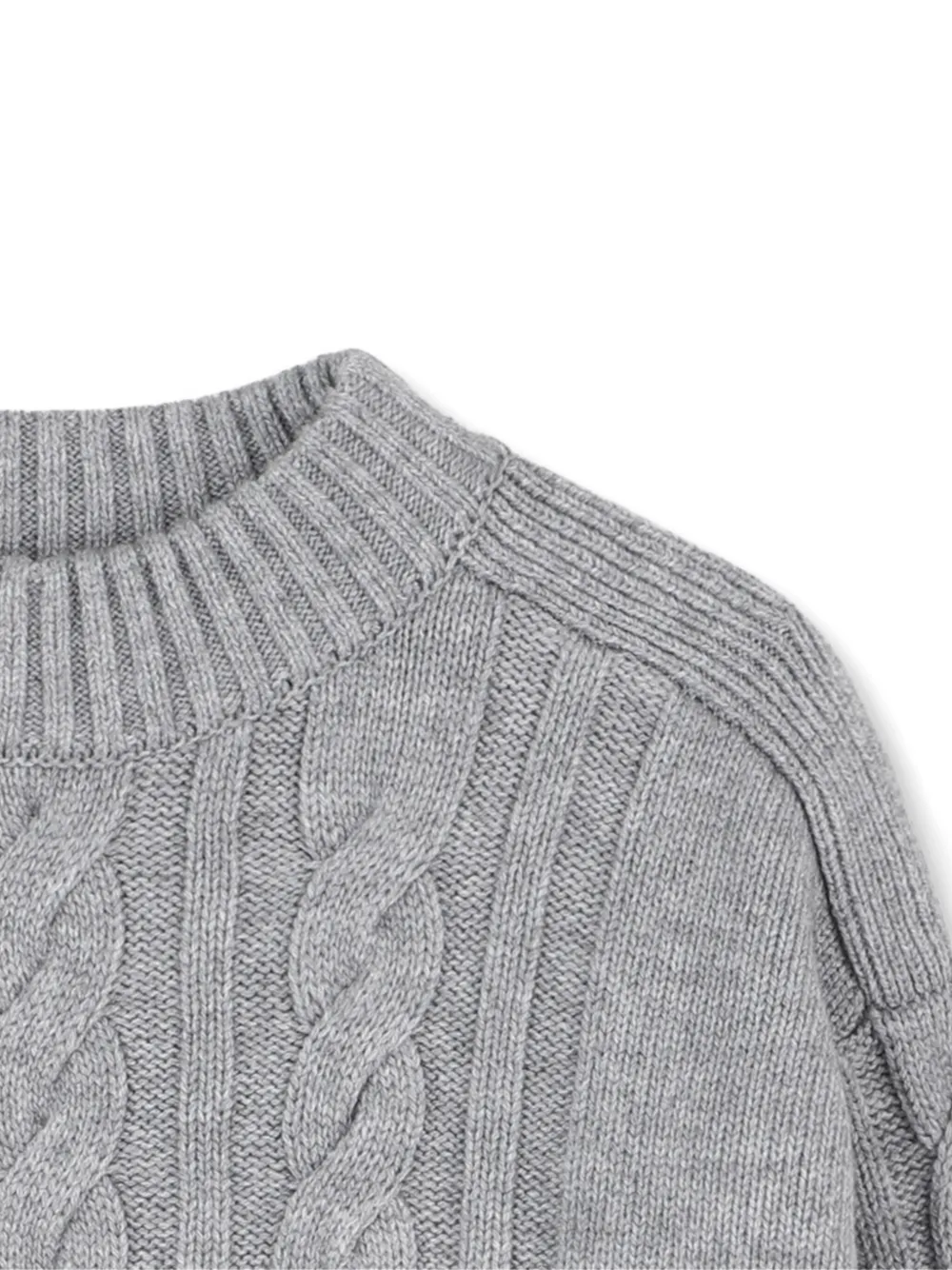 Michael Kors Kids Kabelgebreide trui Grijs