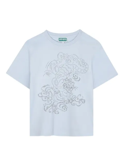 Kenzo Kids تيشيرت بأكمام قصيرة وطبعة جرافيك