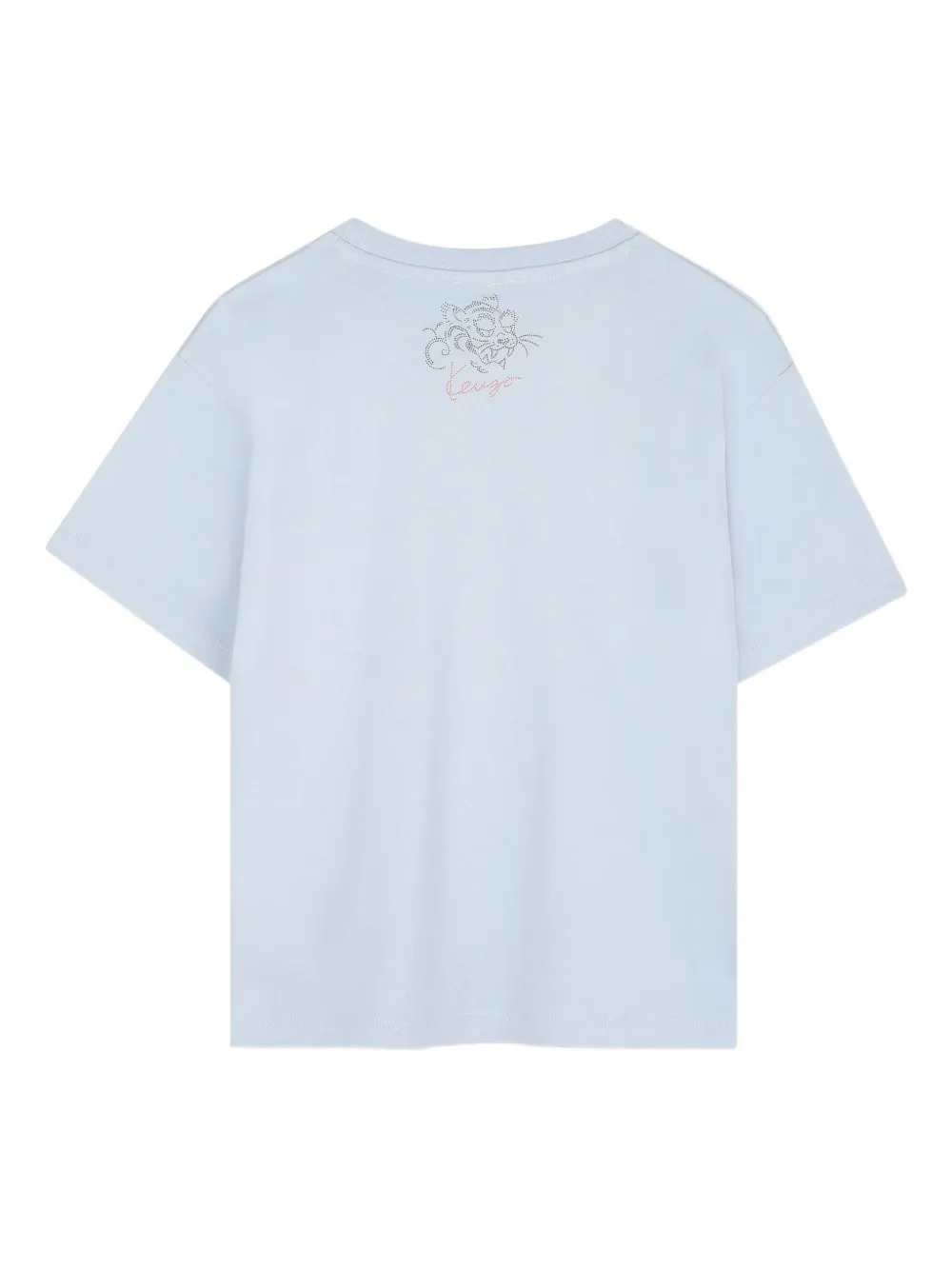 Kenzo Kids T-shirt met print Blauw