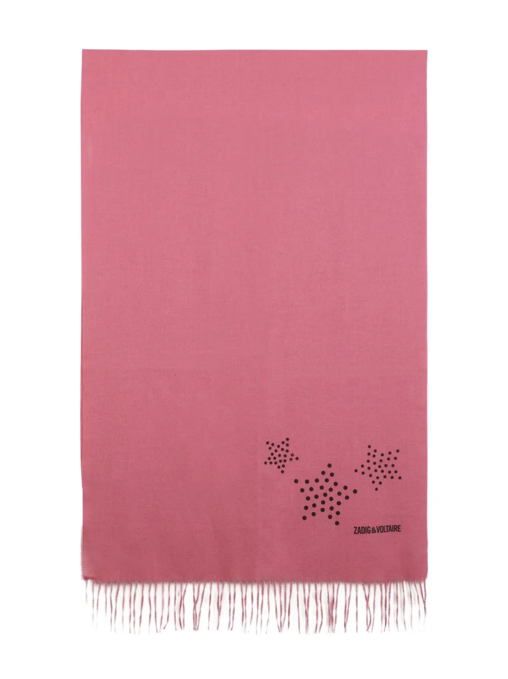 Zadig & Voltaire Kids Sjaal met franje Roze
