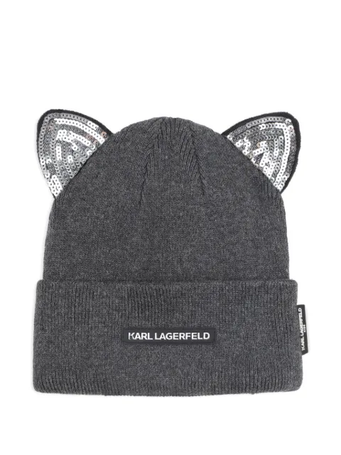Karl Lagerfeld Kids Gorro com orelhas de animais