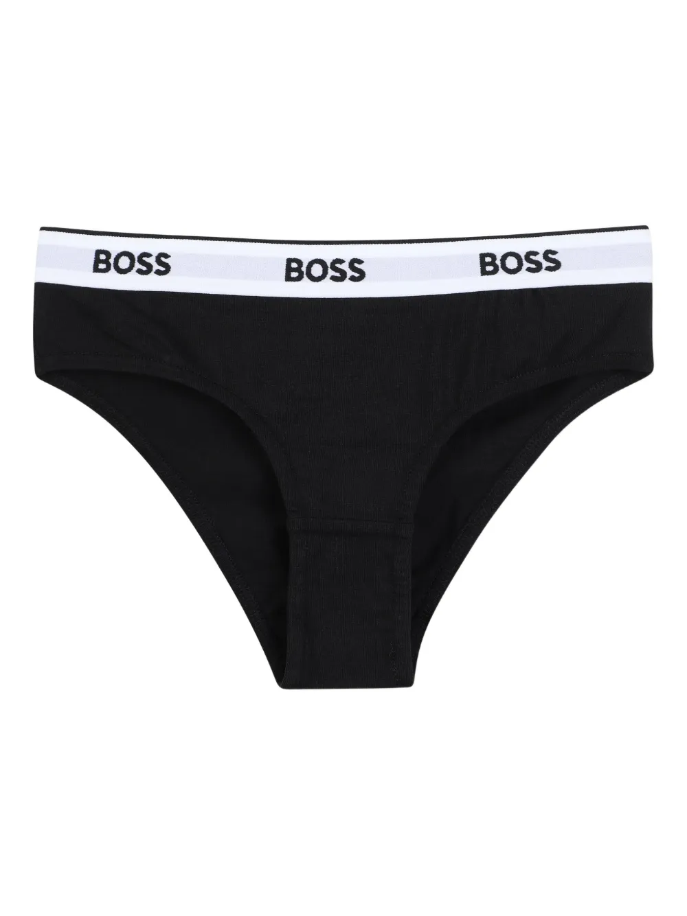 BOSS Kidswear logo-band panties (pack of two) - ブラック BOSS Kidswear logo-band panties (pack of two) - ブラック