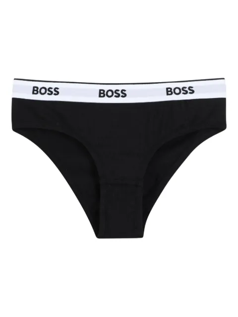 BOSS Kidswear logo-band panties (pack of two)