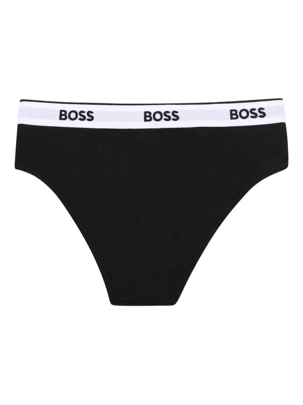 BOSS Kidswear Twee onderbroeken met logoband Zwart