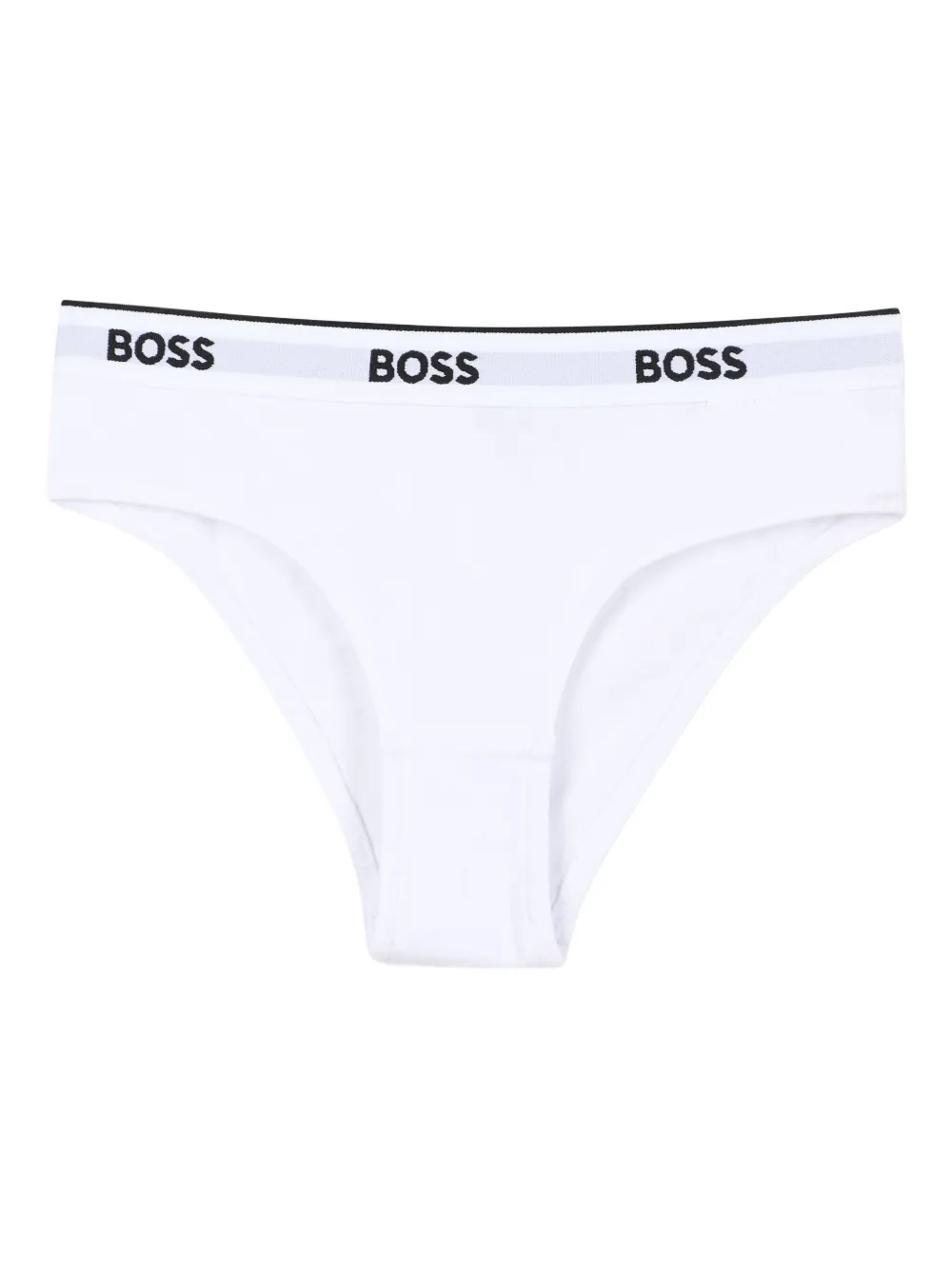 BOSS Kidswear Twee onderbroeken met logoband Zwart
