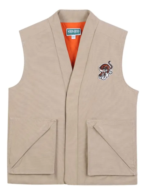 Kenzo Kids Tiger-patch jacket