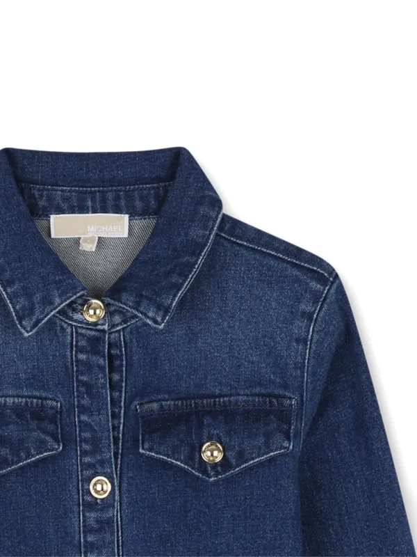 Michael Kors - Denim Dress - Denim Blue - Girl - 5 Years