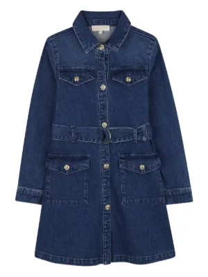 POLO RALPH LAUREN KIDS Polo Pony デニムワンピース | ブルー