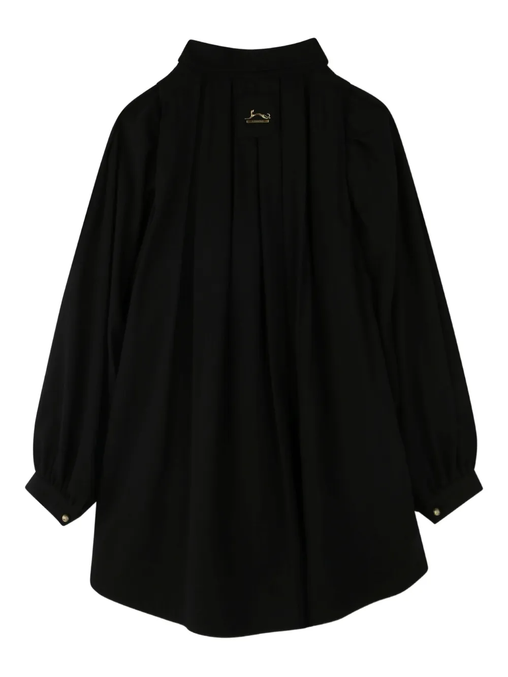 Lanvin Enfant Geplooid shirt Zwart