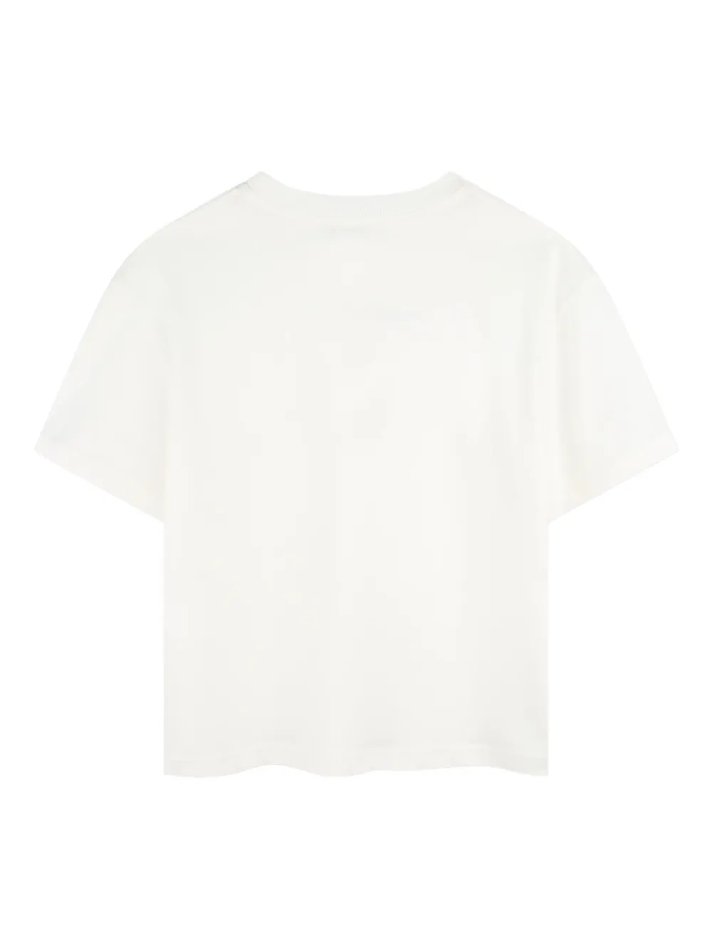 Lanvin Enfant T-shirt met geborduurd logo Wit