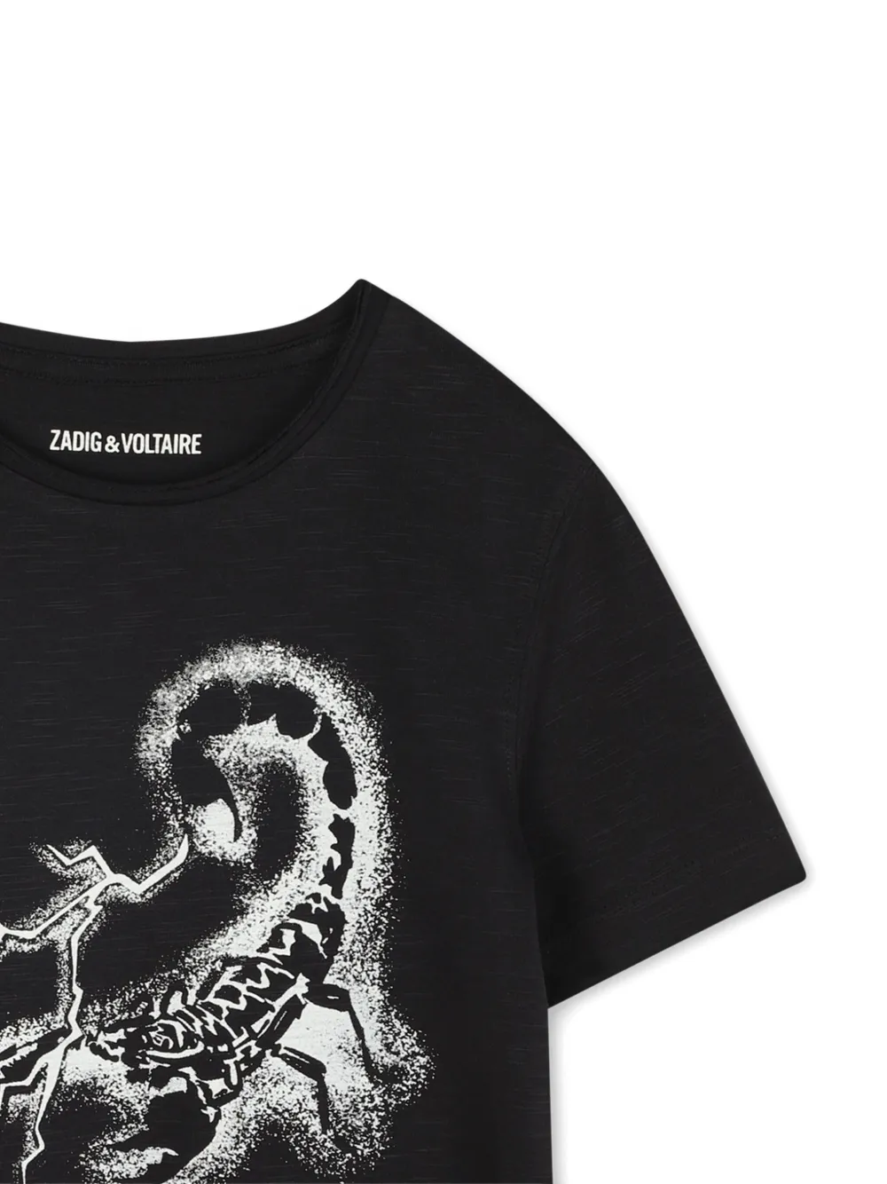 Zadig & Voltaire Kids T-shirt met grafische print Zwart
