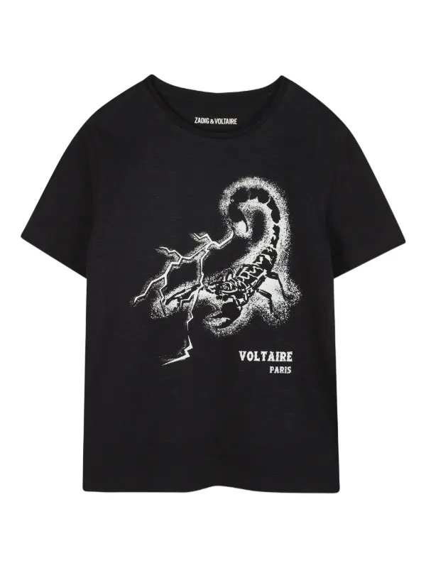 T-Shirt Imprimé Tête De Mort Zadig & Voltaire pour homme en coloris Noir