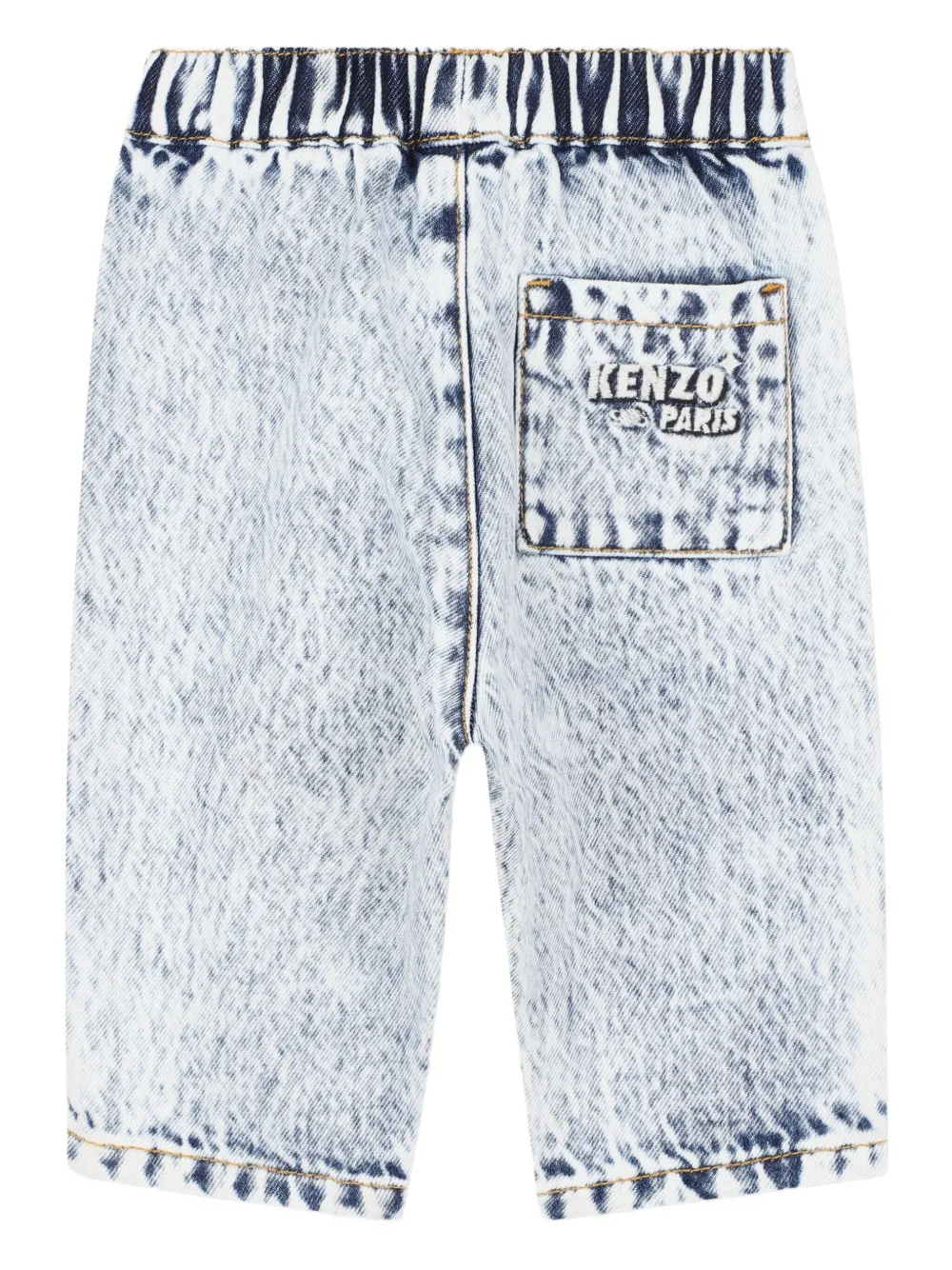 Kenzo Kids Shorts met vervaagd effect Blauw
