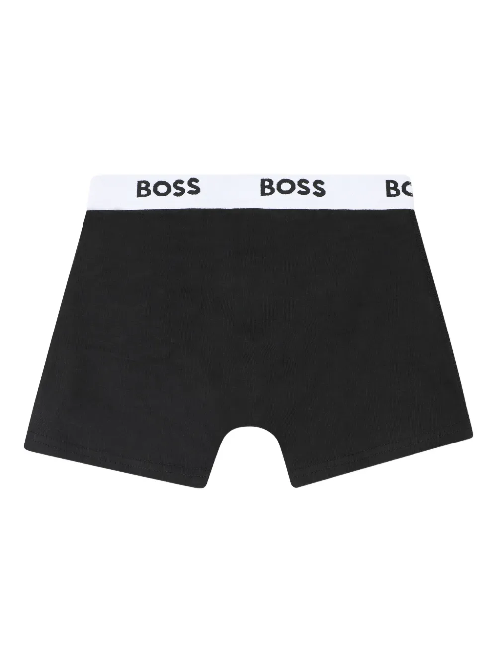 BOSS Kidswear Drie boxershorts met logoband Zwart