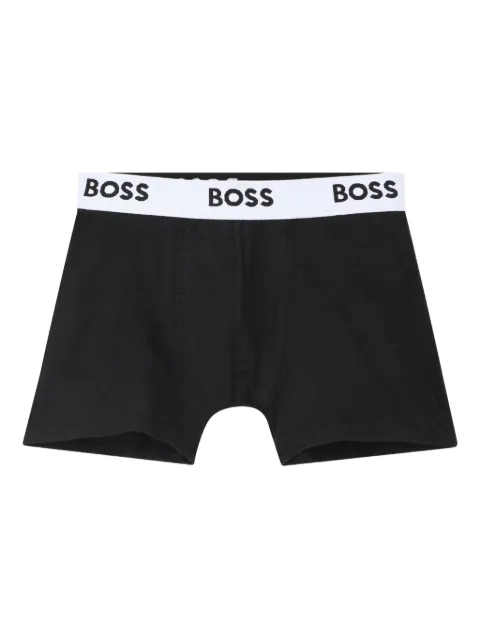 BOSS Kidswear logo-waistband boxers (pack of three)