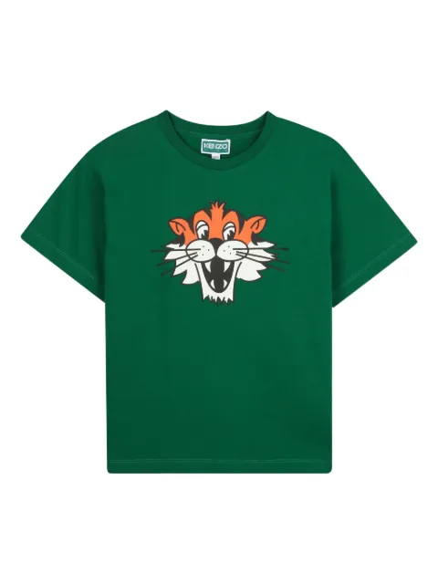 Kenzo Kids tiger-graphic T-shirt