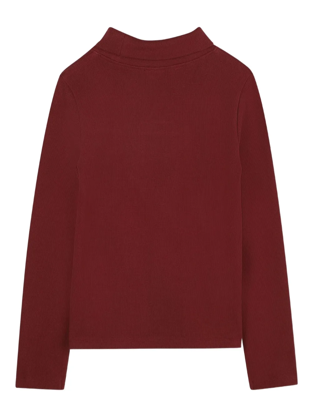 Michael Kors Kids Geribbelde top met col Rood
