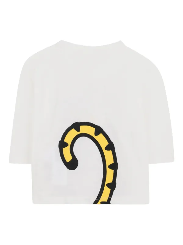 Kenzo Kids タイガープリント ロングTシャツ | ホワイト | FARFETCH JP