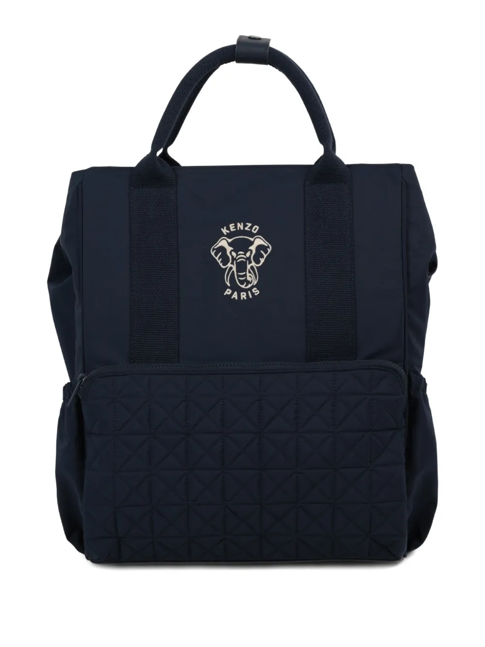 Kenzo Kids quilted-panel changing bag | Blue | Image 1