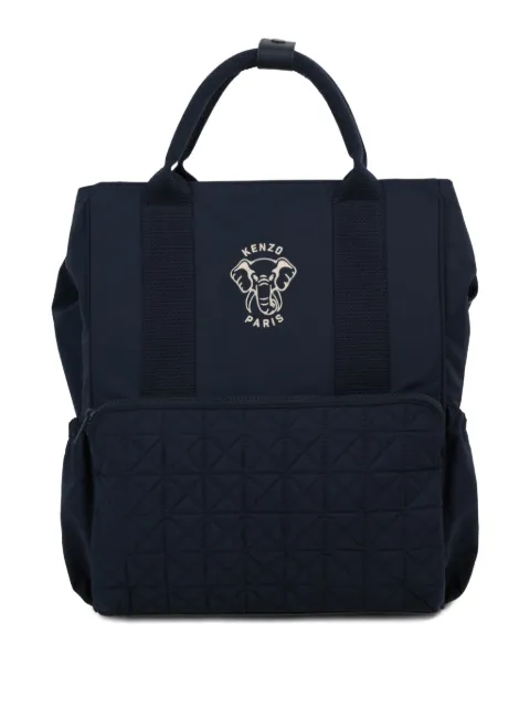 Kenzo Kids quilted-panel changing bag