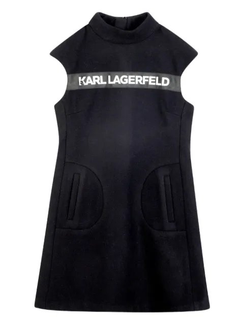 Karl Lagerfeld Kids high-neck sleeveless dress