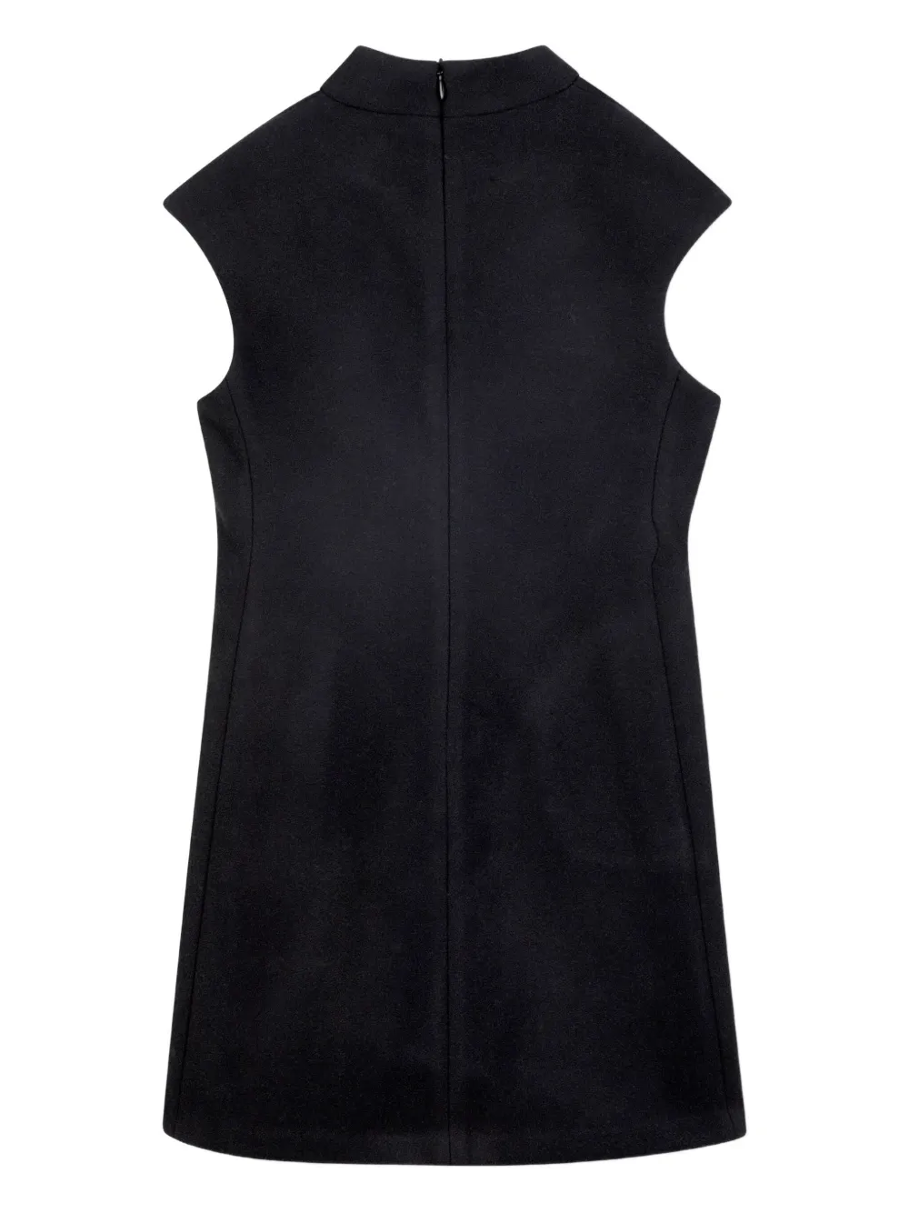Karl Lagerfeld Kids Mouwloze jurk met hoge hals Zwart