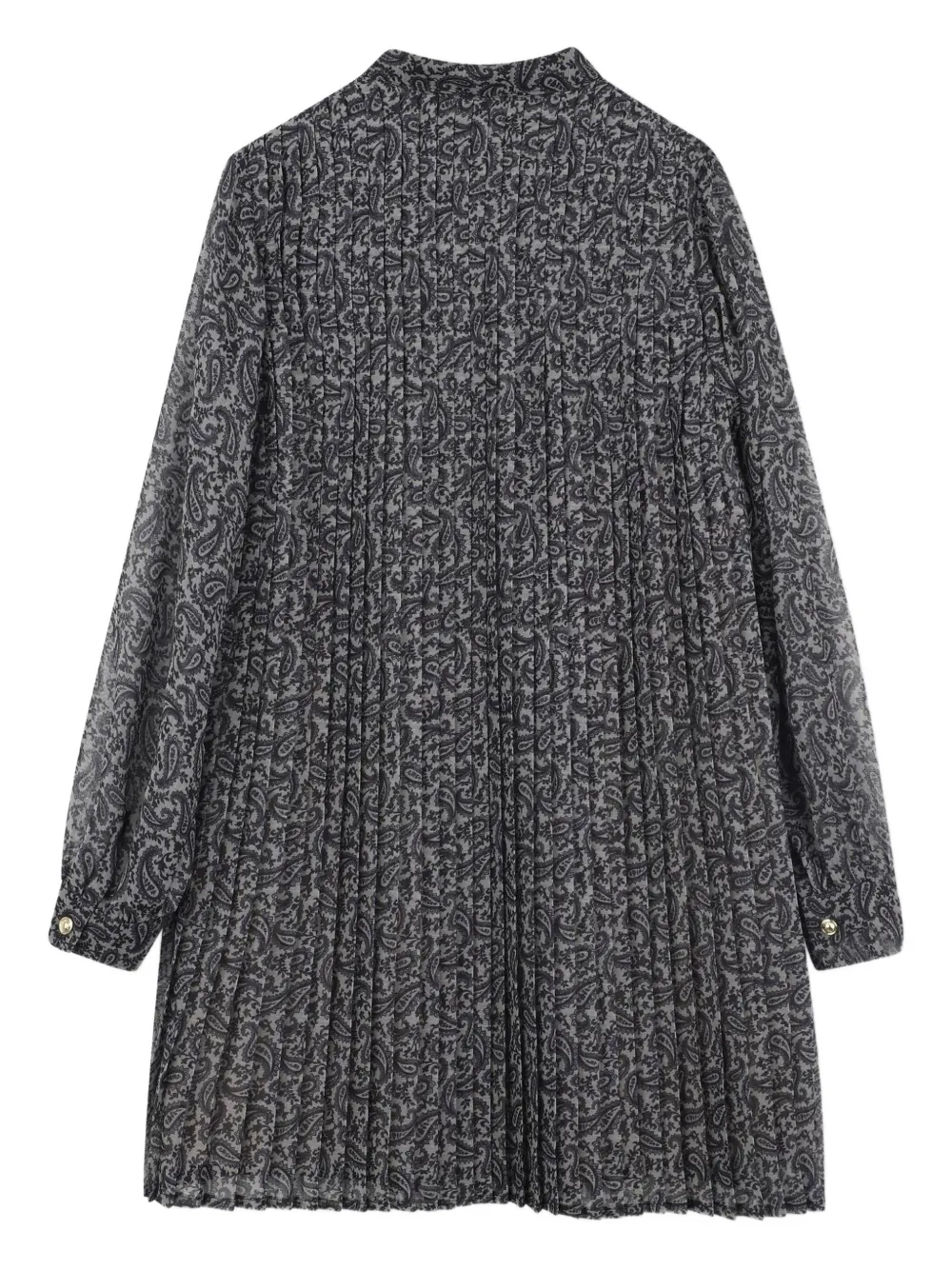 Michael Kors Kids Geplooide jurk Zwart