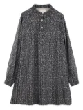 Michael Kors Kids button-up pleated dress - Black