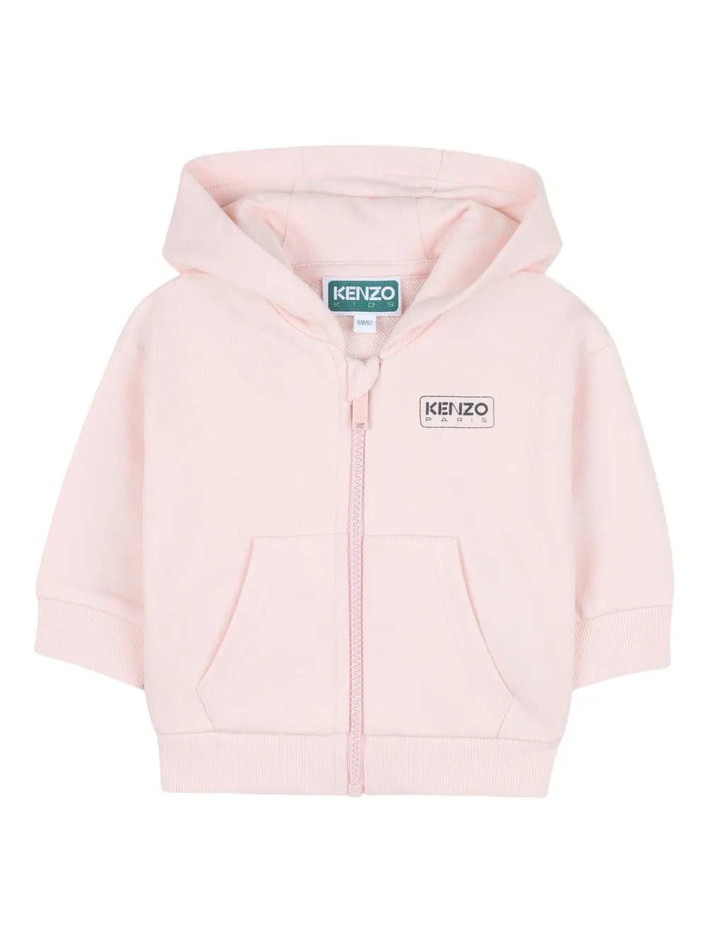 Kenzo Kids Trainingspak met capuchon en rits Roze