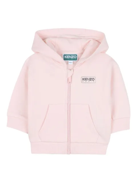 Kenzo Kids hooded zip-up tracksuit