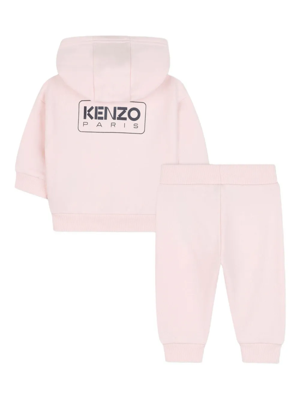 Kenzo Kids Trainingspak met capuchon en rits Roze