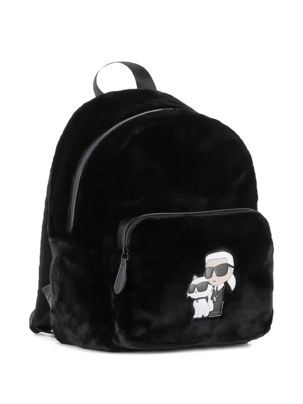 Karl Lagerfeld Kids K/Ikonik Graphic Backpack | Black | FARFETCH display picture 3